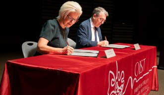 OIST–CNRS Letter of Intent Signing Ceremony